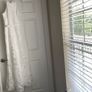 White Junior Bridesmaid Dress